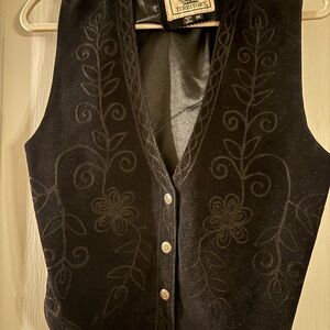 Northwest Black Embroidered Vest
